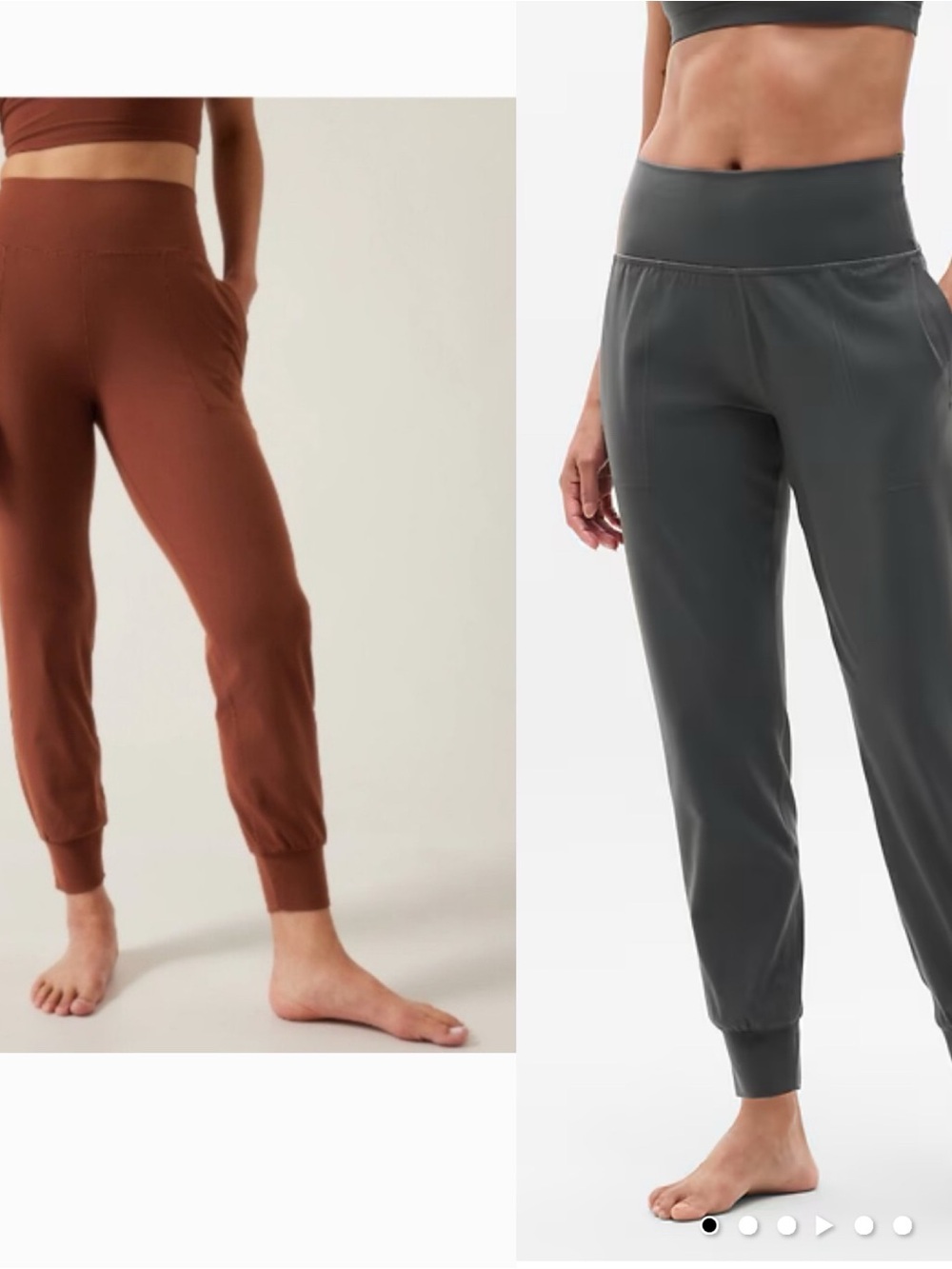 TWO PAIRS Athleta Salutation Jogger